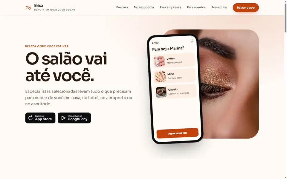 Site de exemplo Brisa