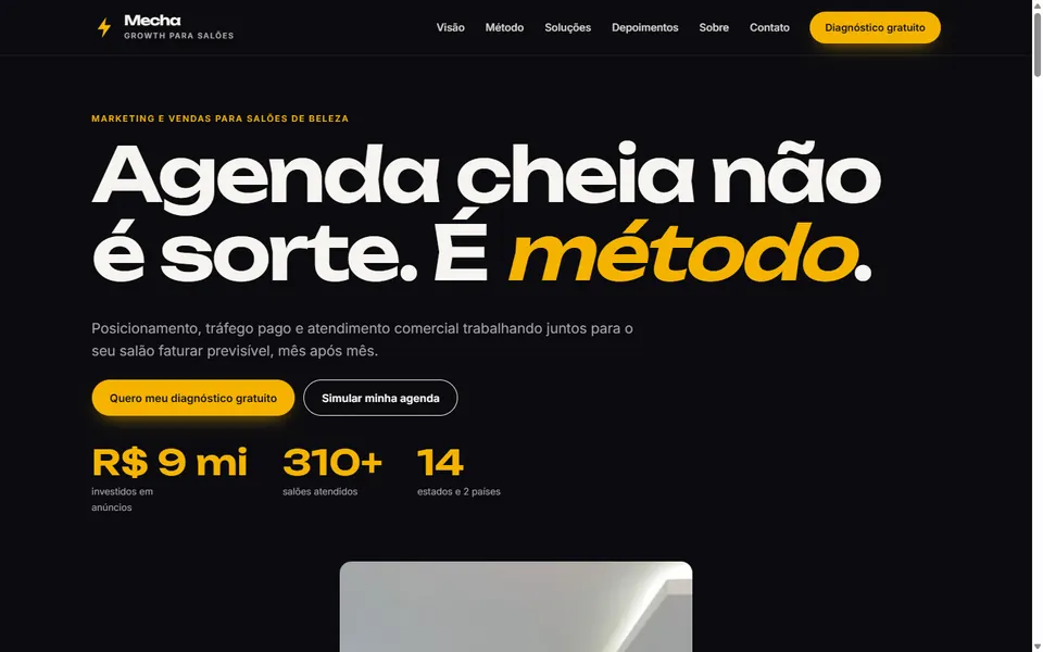 Site de exemplo Mecha