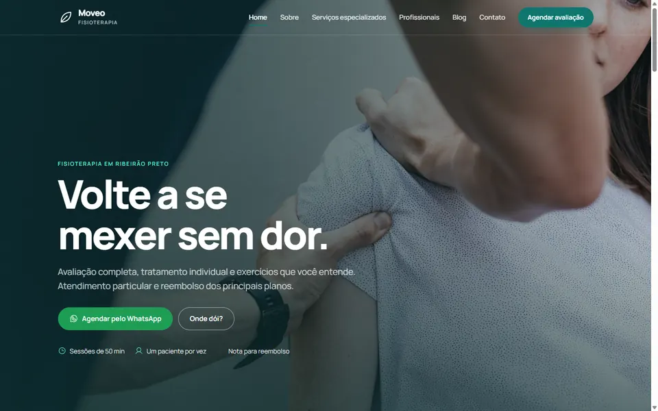 Site de exemplo Moveo