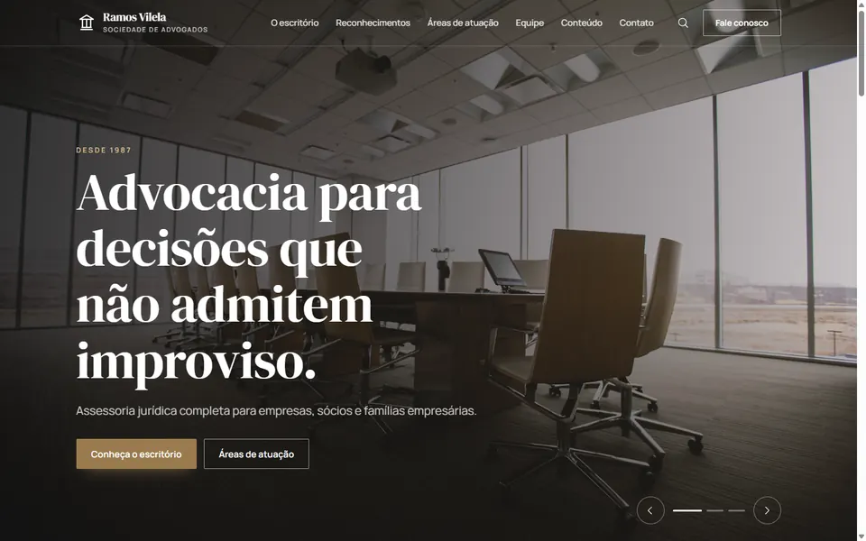 Site de exemplo Ramos Vilela